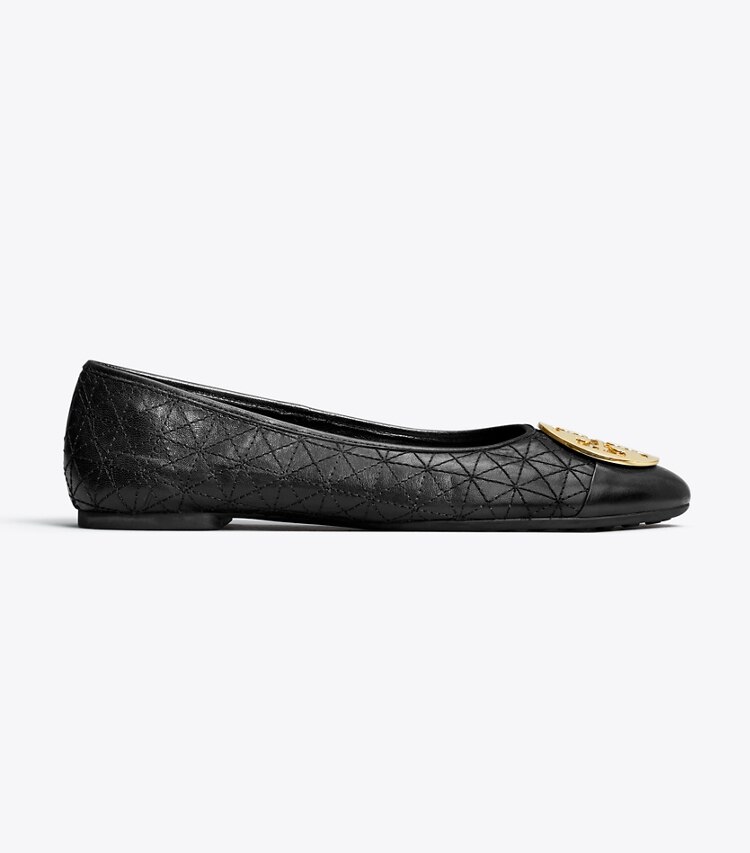 Claire Cap Toe Quilted Ballet Women S Shoes Flats Tory Burch UK