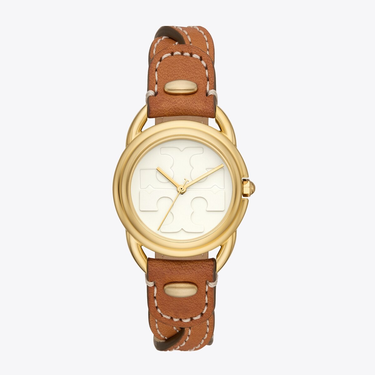 Montre Miller En Cuir Marron Et Acier Inoxydable Dor Femme Montres