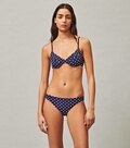 Printed Underwire Bikini Top Women S Designer Two Pieces Tory Burch