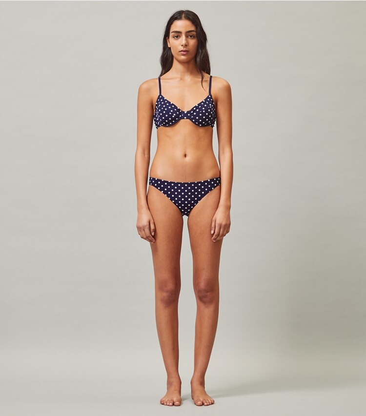 Printed Underwire Bikini Top Women S Designer Two Pieces Tory Burch