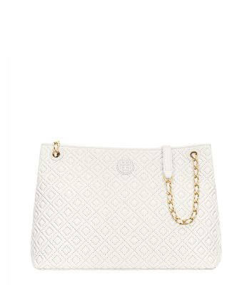 tory burch marion center zip tote