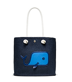 Tory Burch Knotted Whale Tote 