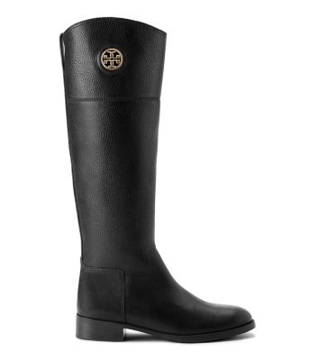 Black Tory Burch Junction Riding Boot 