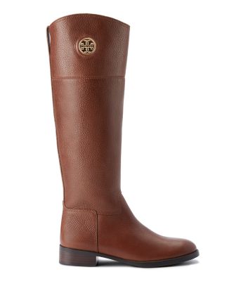 Almond Tory Burch Junction Riding Boot 