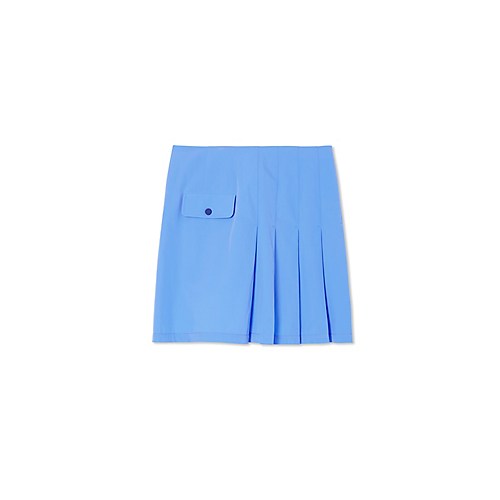 STRETCH-WOVEN PLEATED SKIRT
