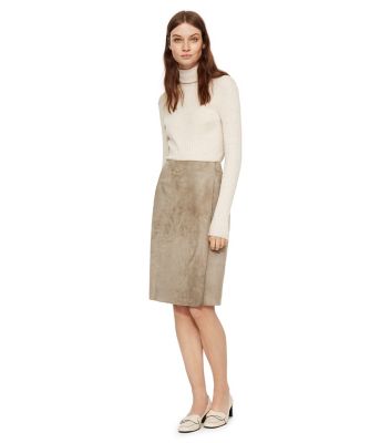 Tory Burch Suede Skirt 
