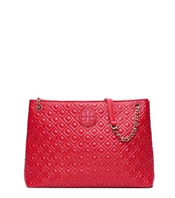 Kir Royale Tory Burch Marion Quilted Chain-shoulder Slouchy Tote 