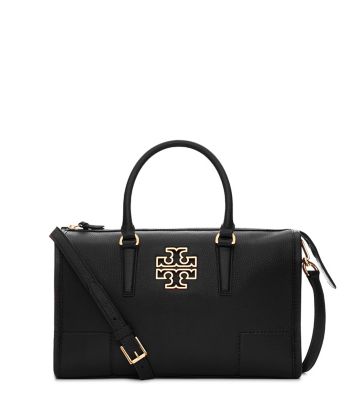 Black Tory Burch Britten Satchel 