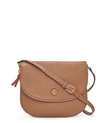 Tigers Eye Tory Burch Robinson Pebbled Messenger 