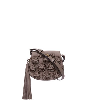 Tory Burch Rosette Mini Saddlebag 