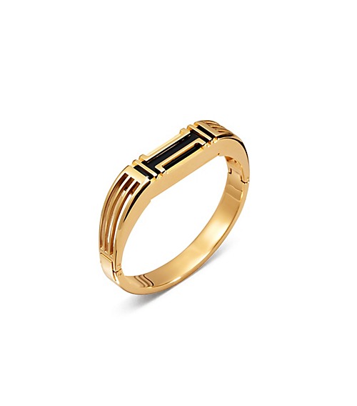 Tory Burch Tory Burch For Fitbit Metal Hinged Bracelet