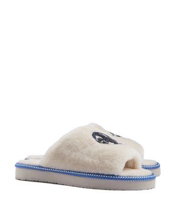 shearling sneaker slides