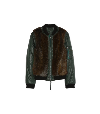Tory Burch Kelsey Reversible Bomber Jacket