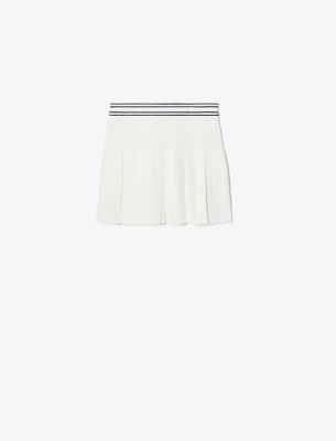 Tory Burch Box Pleat Tech Knit Tennis Skirt