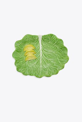 Tory Burch Lettuce Ware & Lemon Side Plate