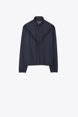 Tory Burch Ruffle Windbreaker