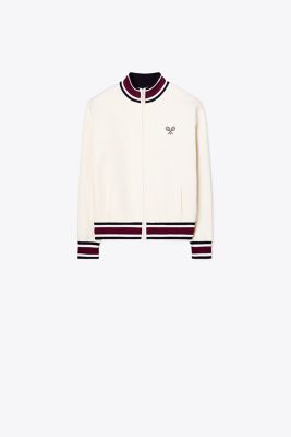 Tory Burch Tech Knit Tennis Jacket