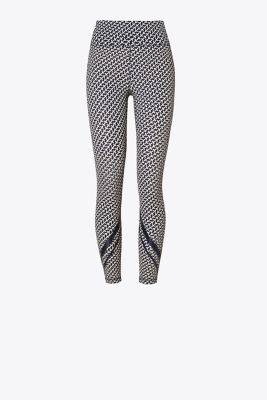 Tory Burch Weightless Printed Chevron 7/8 Legging