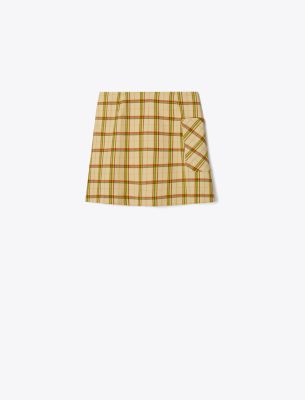 Tory Burch Yarn-Dyed Twill Club Skirt