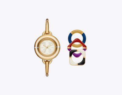 Tory Burch Miller Watch Gift Set, Multi-Color/Gold-Tone Stainless Steel