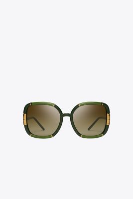 Tory Burch Eleanor Oversized Square Sunglasses