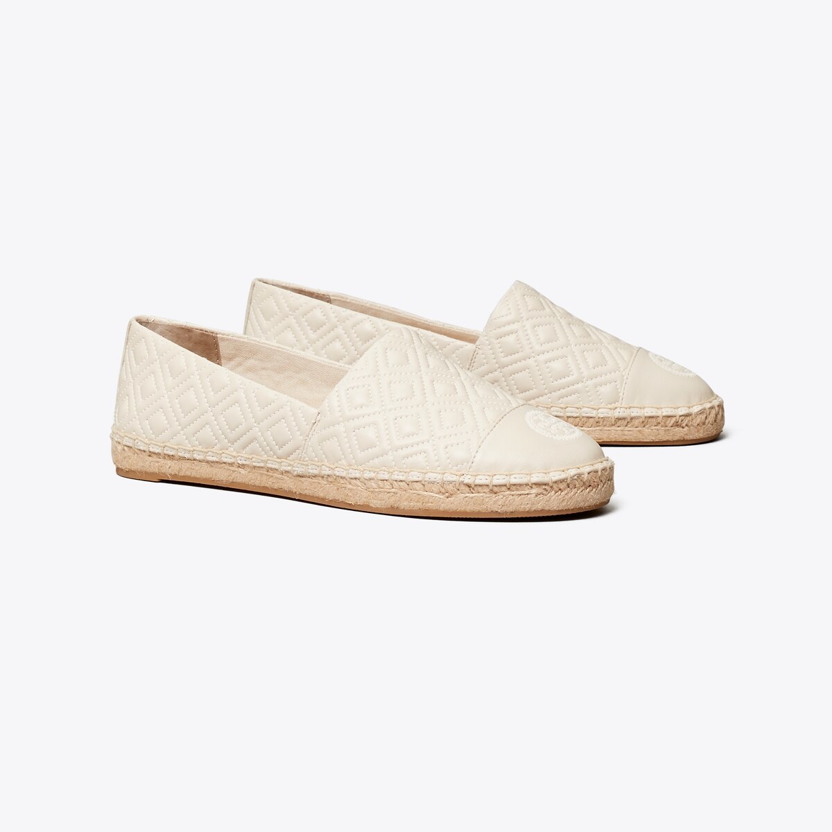flat quilted shoe