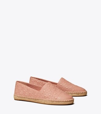 tory burch quilted flat espadrille