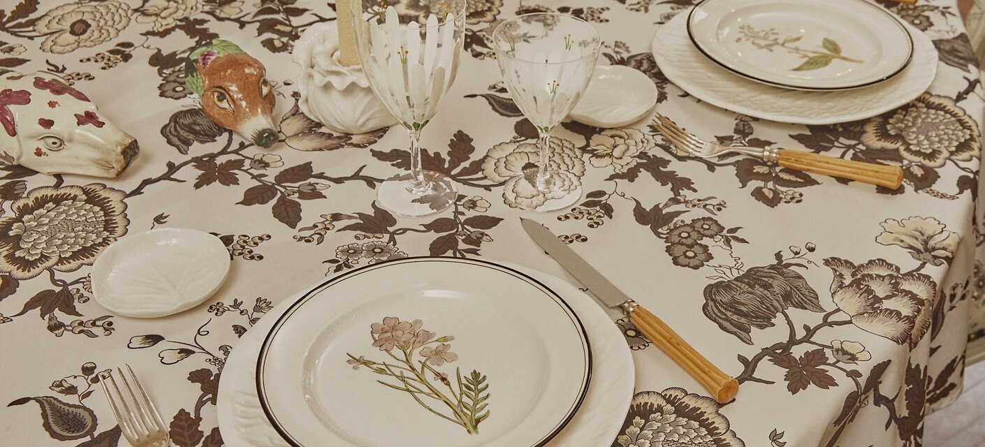 Designer Table Linens for Home Tory Burch