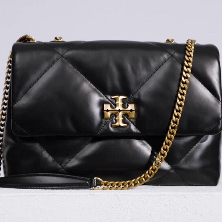 Tory burch black quilted purse on sale