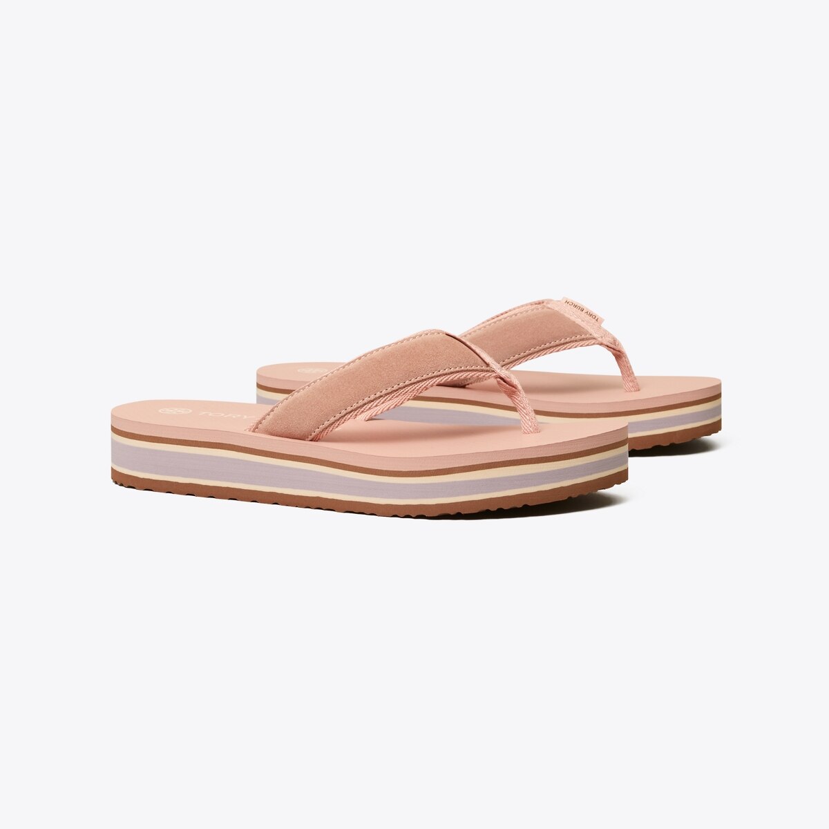 tory burch heart flip flop