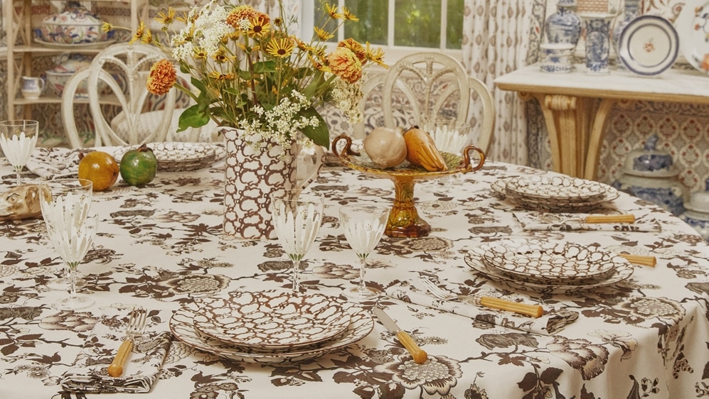 Linens: Table Linens and Designer Tablecloths | Tory Burch