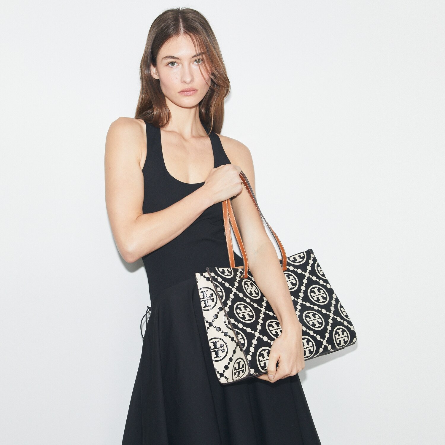 クレクレタコラ ✨トリーバーチ　パイル　トートバッグ　モノグラム クレクレタコラ ✨トリーバーチ パイル トートバッグ モノグラム