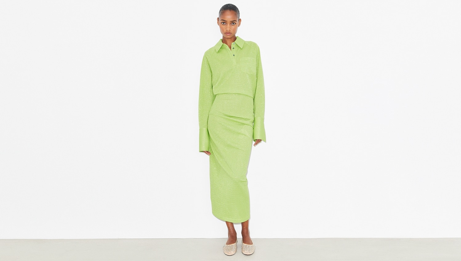 Shop the green dress