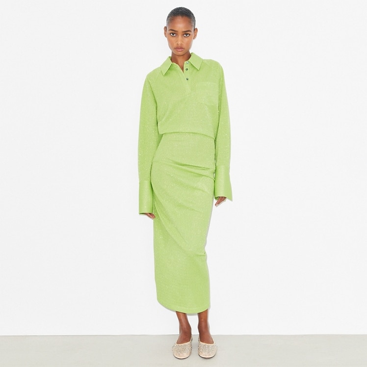 Shop the Green Shirtdress