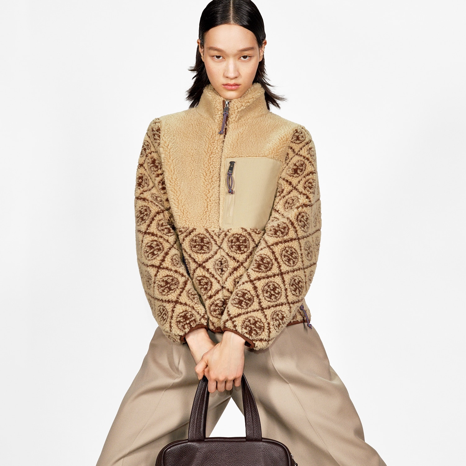 Tモノグラム フリースジャケットを見る