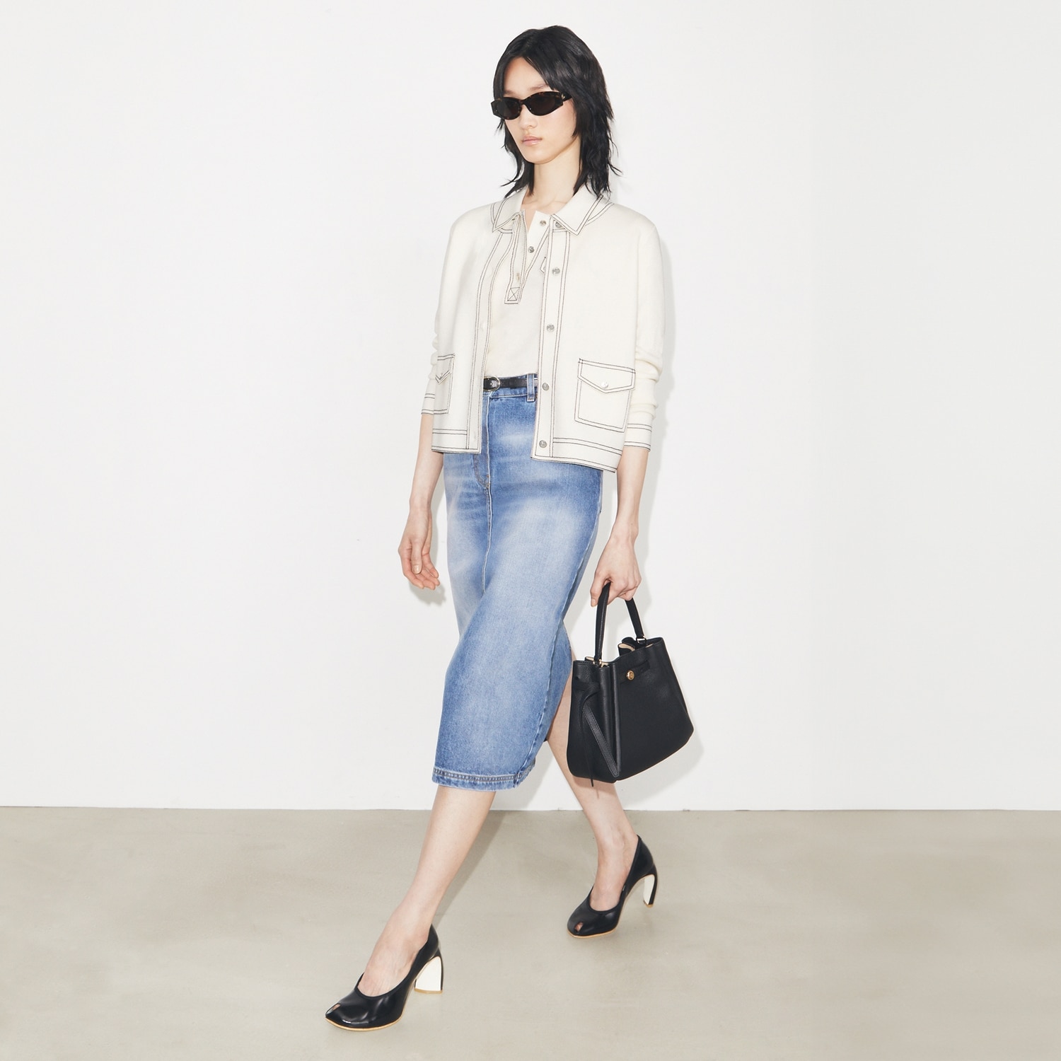 Shop the denim skirt