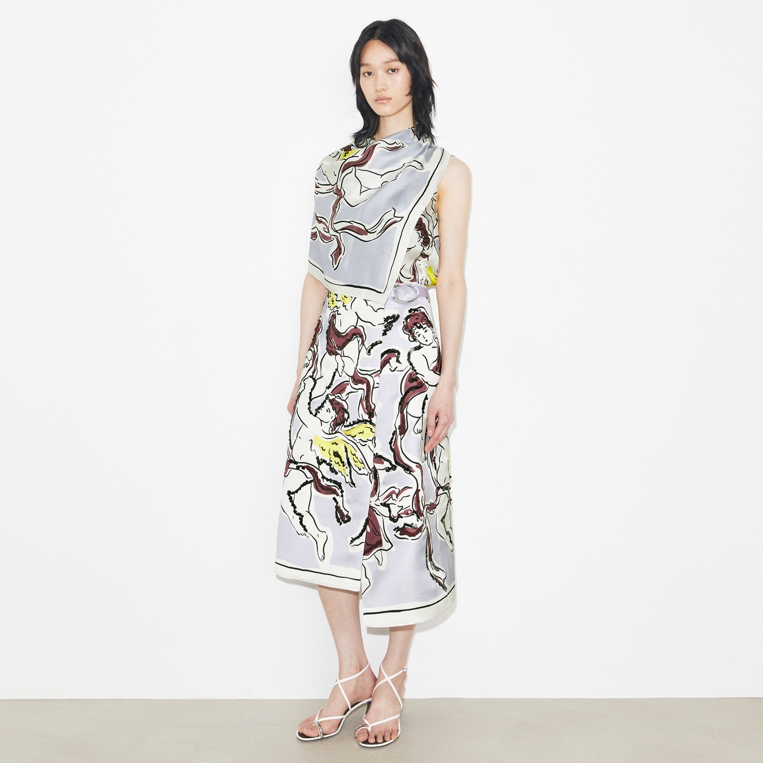 Shop the cherub print skirt