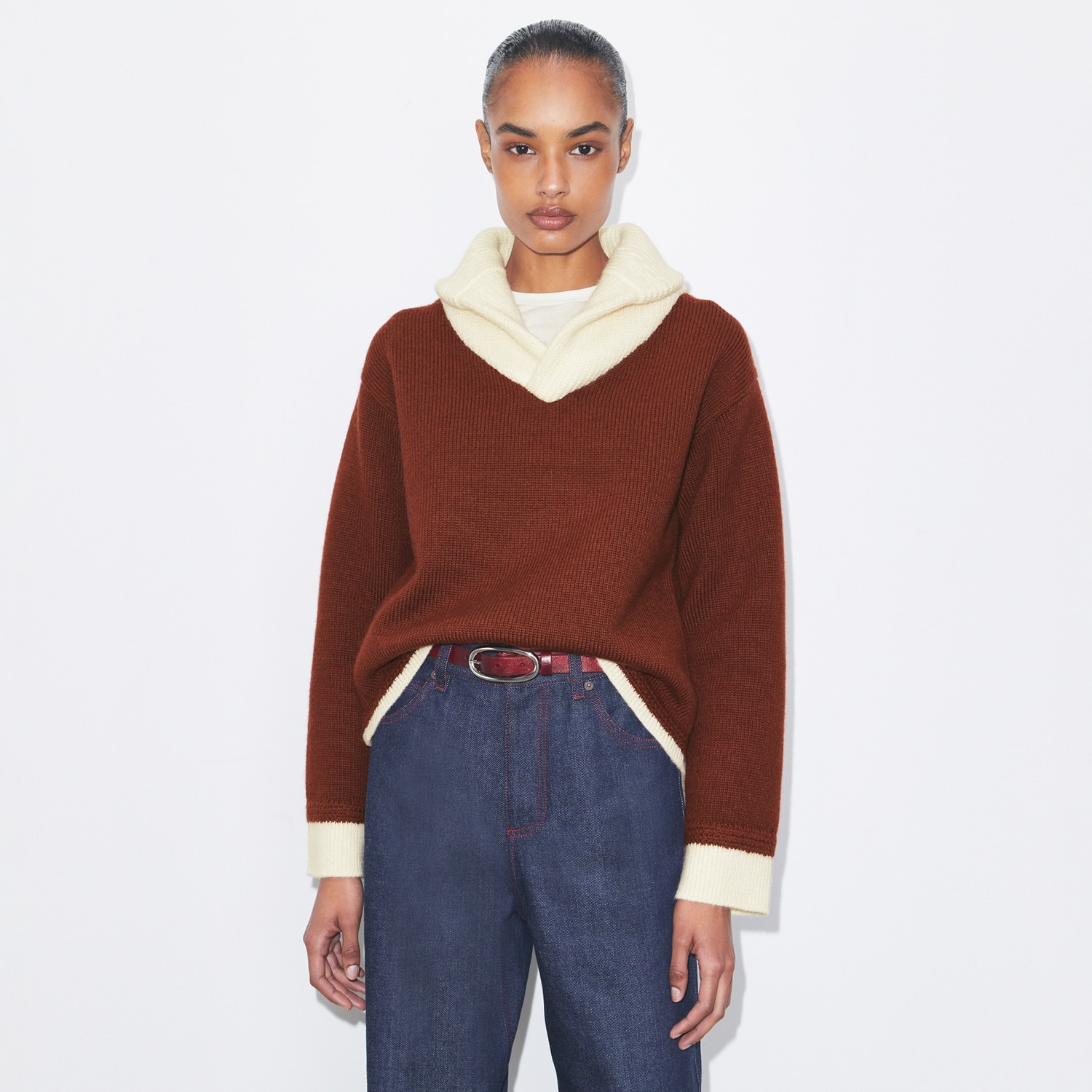 Shop the shawl collar sweater