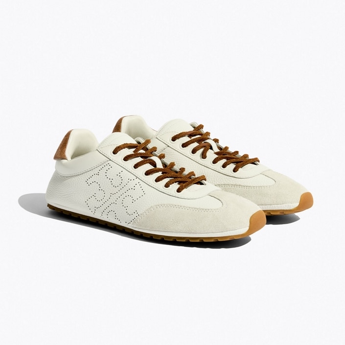Field Sneaker in cream | Tory Burch