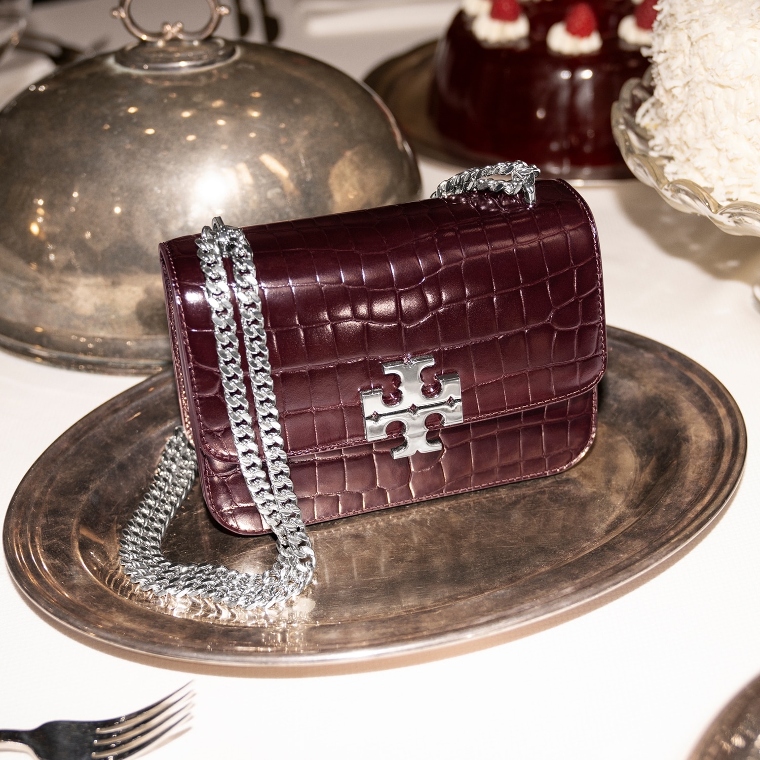 Shop the Eleanor Croc Shoulder Bag