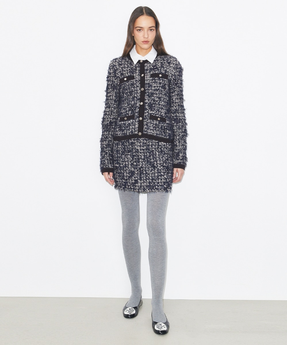ツイード ジャケットを見る