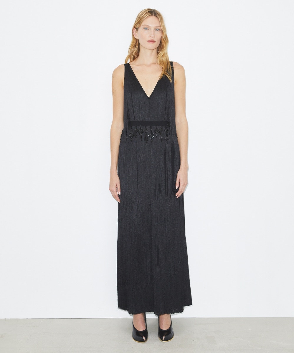 フリンジ ドレスを見る