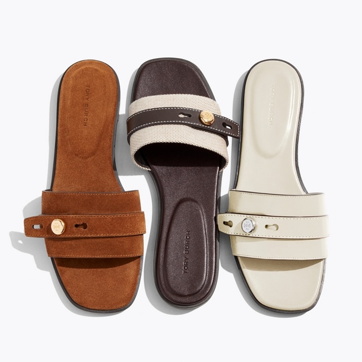 Romy Slide: Women's Designer Sandals | Tory Burch