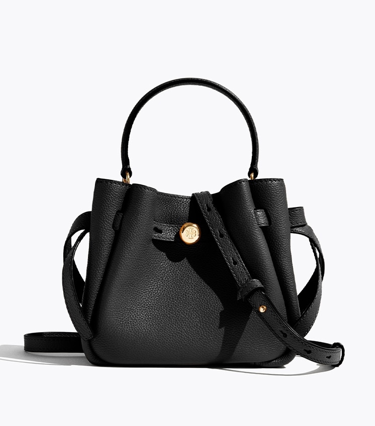 ミニバケットバッグ　黒