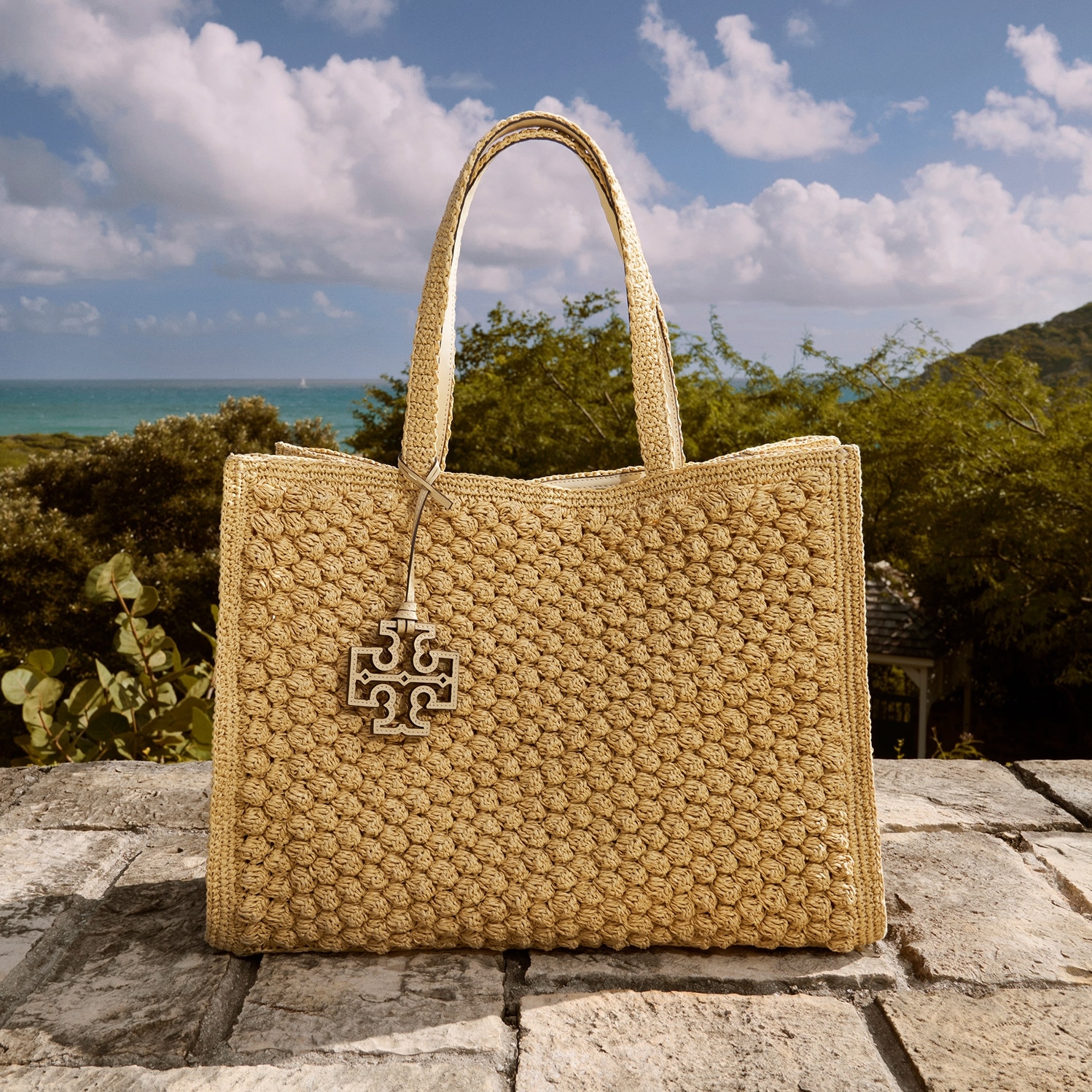 トートバッグ　ベージュ