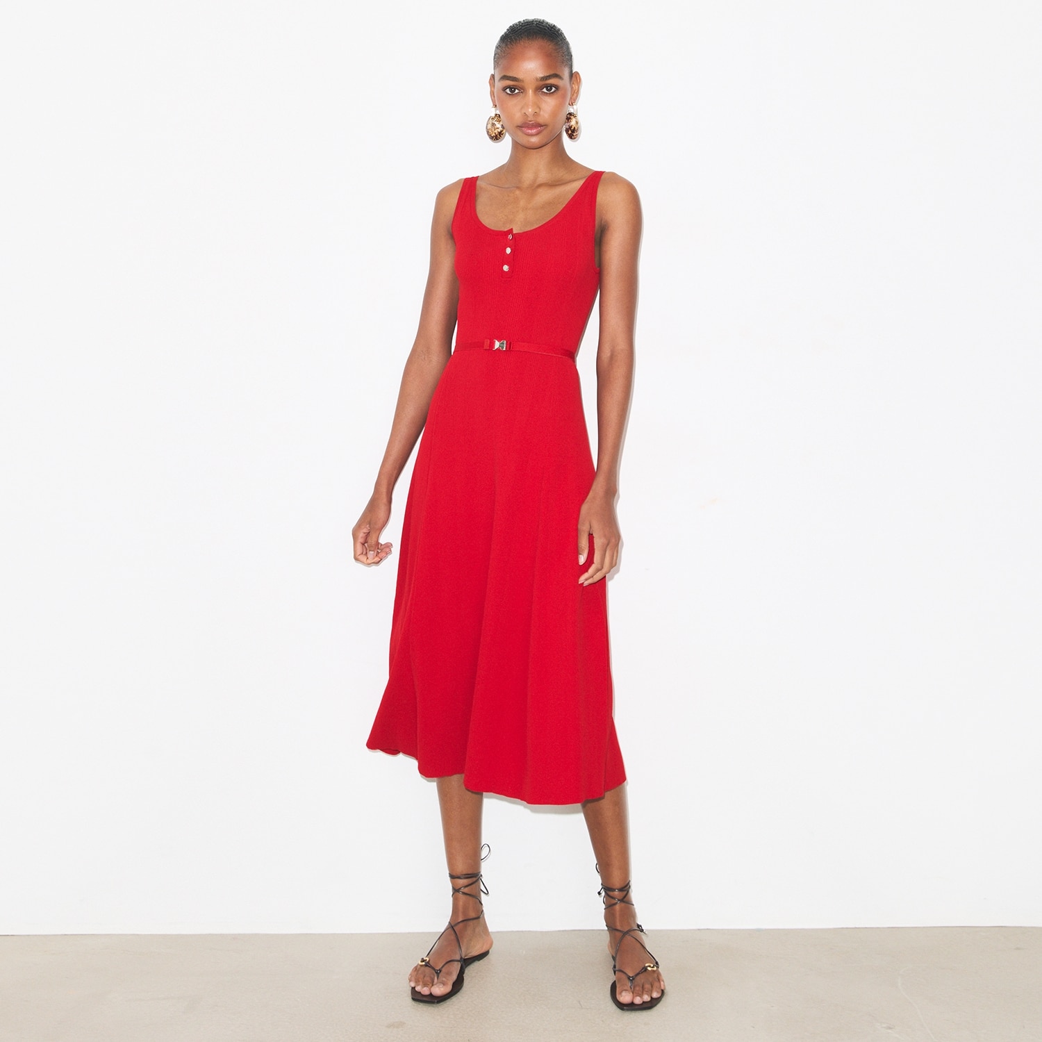 Shop the red knit dress