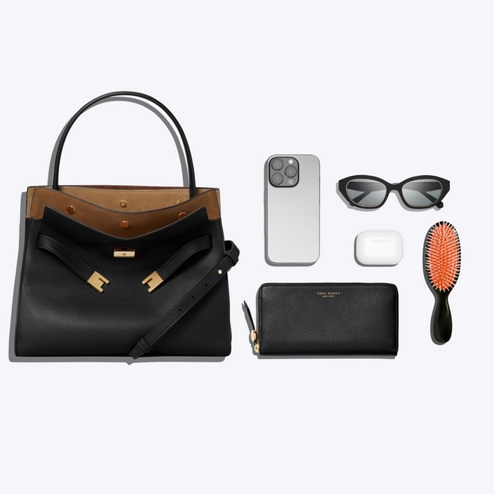 Small Lee Radziwill Double Bag: Women's Designer Satchels | Tory Burch