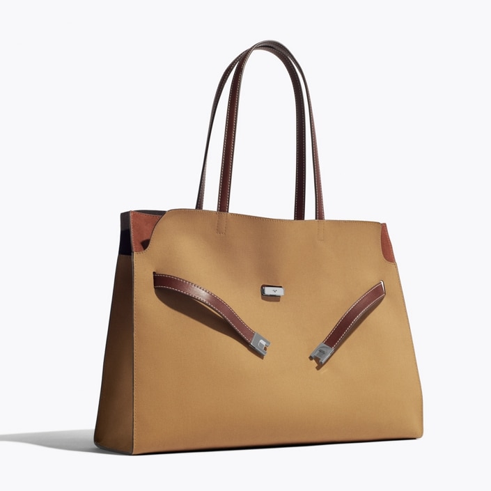 Lee Radziwill Canvas Tote: Women's Designer Satchels | Tory Burch
