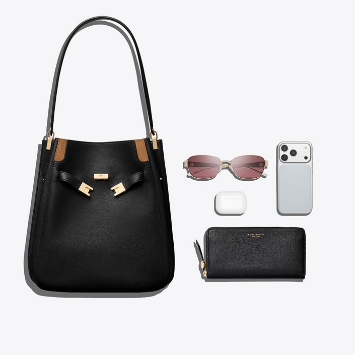 Lee Radziwill Bucket Bag: Women's Designer Shoulder Bags | Tory Burch