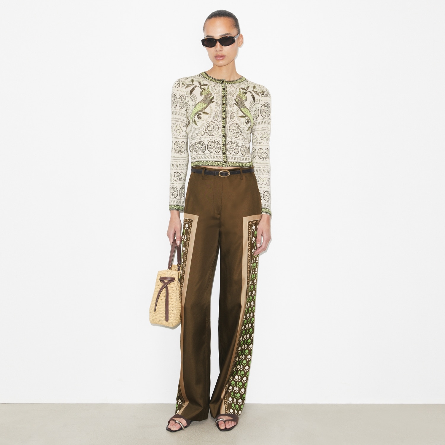 Shop the scarf print pant